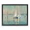 Stupell Industries Sailboats at Sunrise Floater Framed Canvas Wall Art Design by Danhui Nai